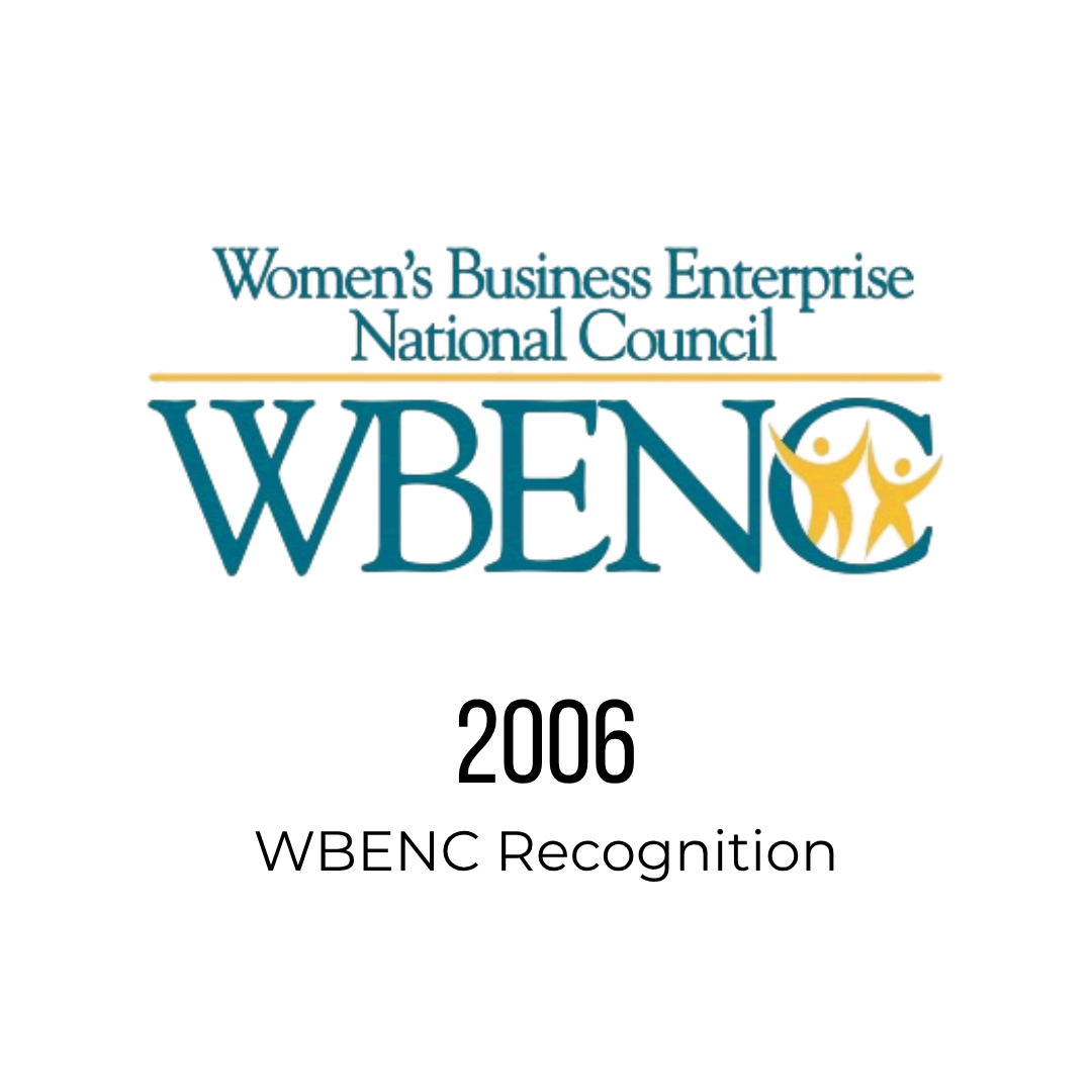 WBENC certification, 2006 — WBENC Recognition